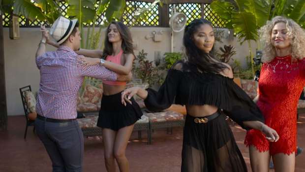 Salsa Lessons with Swimsuit Models IMAGE